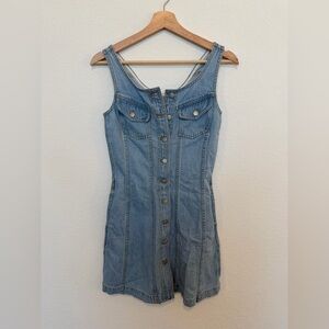 Madewell denim mini dress 00 NWT Blue